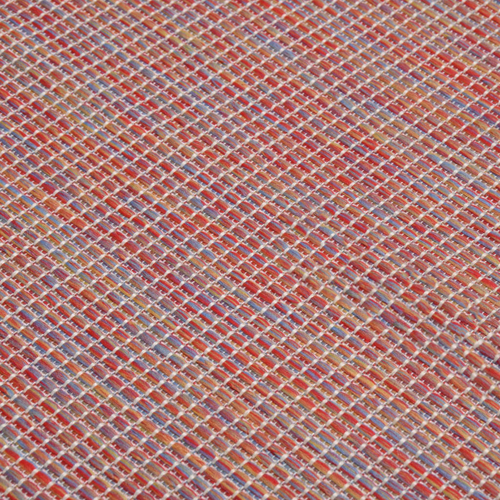 Ulkomatto Flatweave 160x230 cm punainen - Sisustajankoti.fi