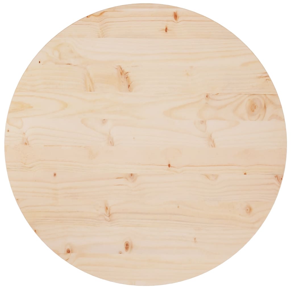 Pöytälevy Ø70x2,5 cm täysi mänty - Sisustajankoti.fi