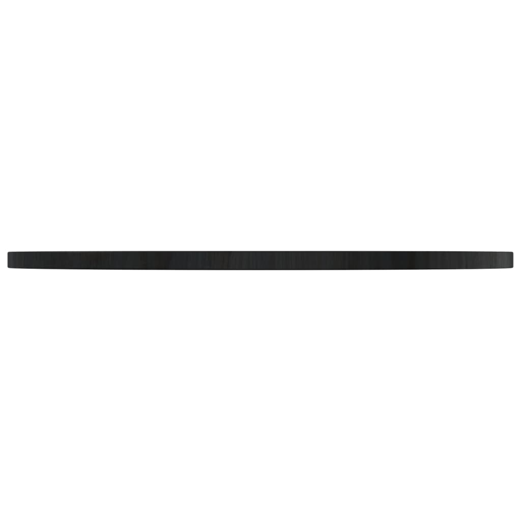 Pöytälevy musta Ø80x2,5 cm täysi mänty - Sisustajankoti.fi