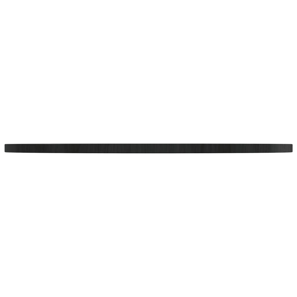 Pöytälevy musta Ø90x2,5 cm täysi mänty - Sisustajankoti.fi