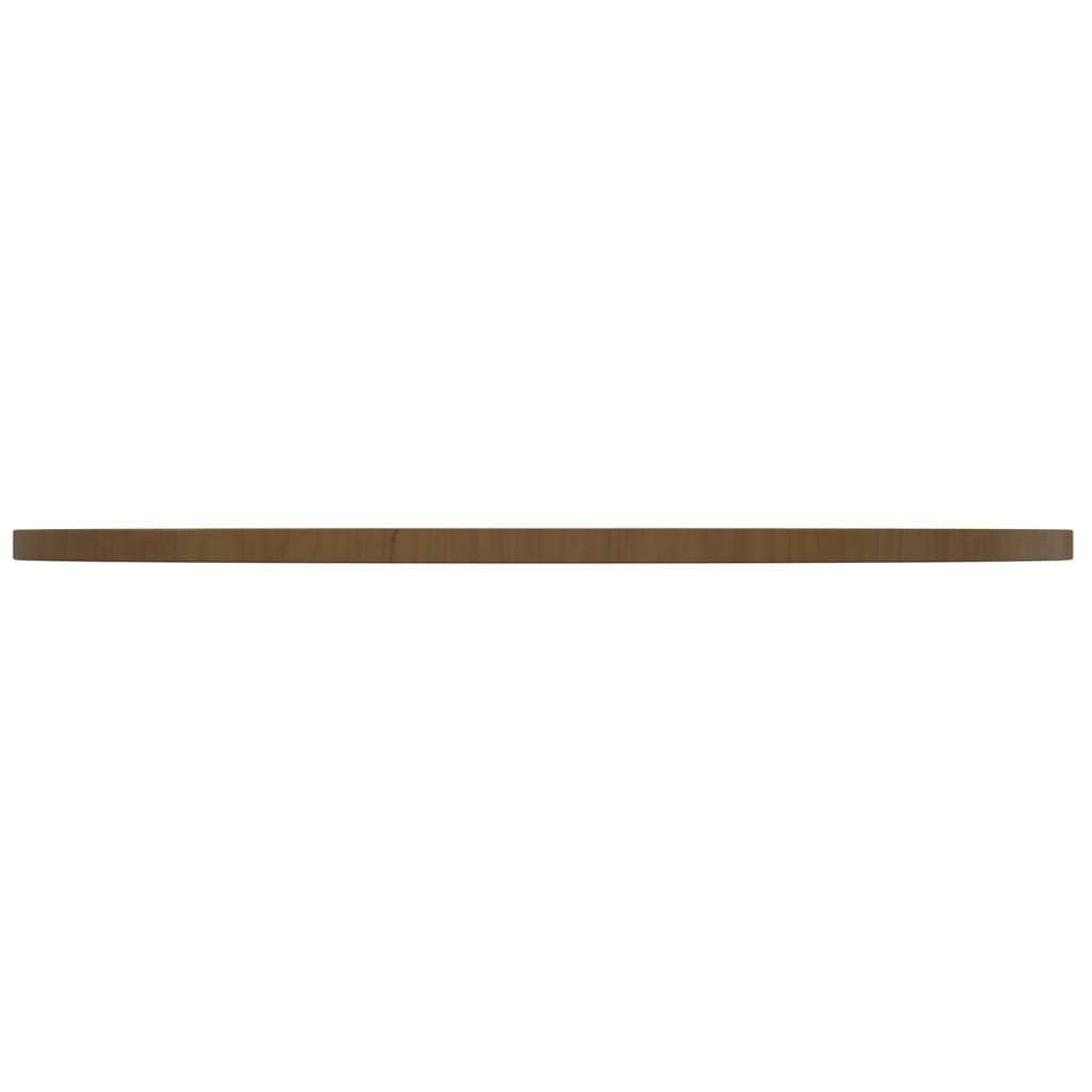 Pöytälevy ruskea Ø90x2,5 cm täysi mänty - Sisustajankoti.fi