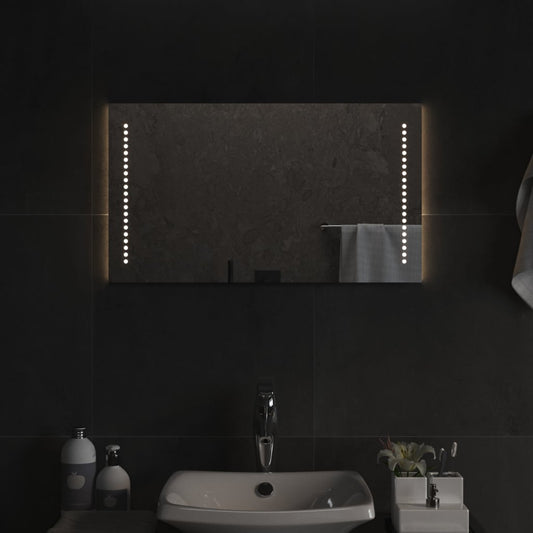 Kylpyhuoneen LED-peili 70x40 cm - Sisustajankoti.fi