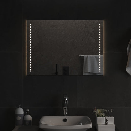Kylpyhuoneen LED-peili 70x50 cm - Sisustajankoti.fi