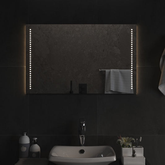 Kylpyhuoneen LED-peili 80x50 cm - Sisustajankoti.fi