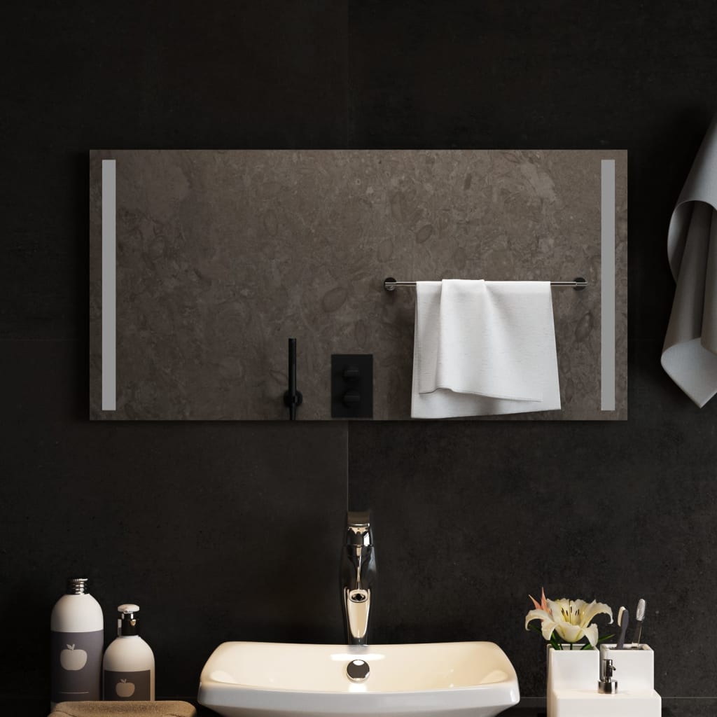 Kylpyhuoneen LED-peili 80x40 cm - Sisustajankoti.fi