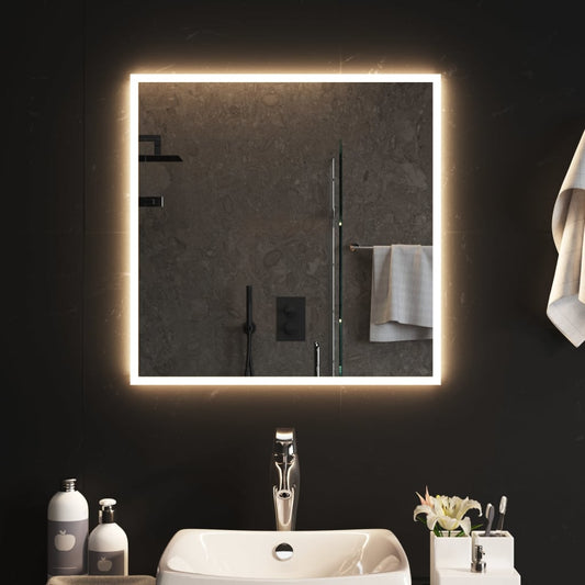 Kylpyhuoneen LED-peili 60x60 cm - Sisustajankoti.fi