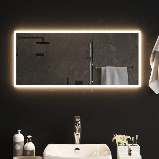 Kylpyhuoneen LED-peili 90x40 cm - Sisustajankoti.fi