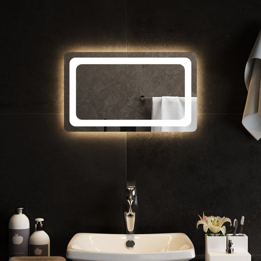 Kylpyhuoneen LED-peili 50x30 cm - Sisustajankoti.fi