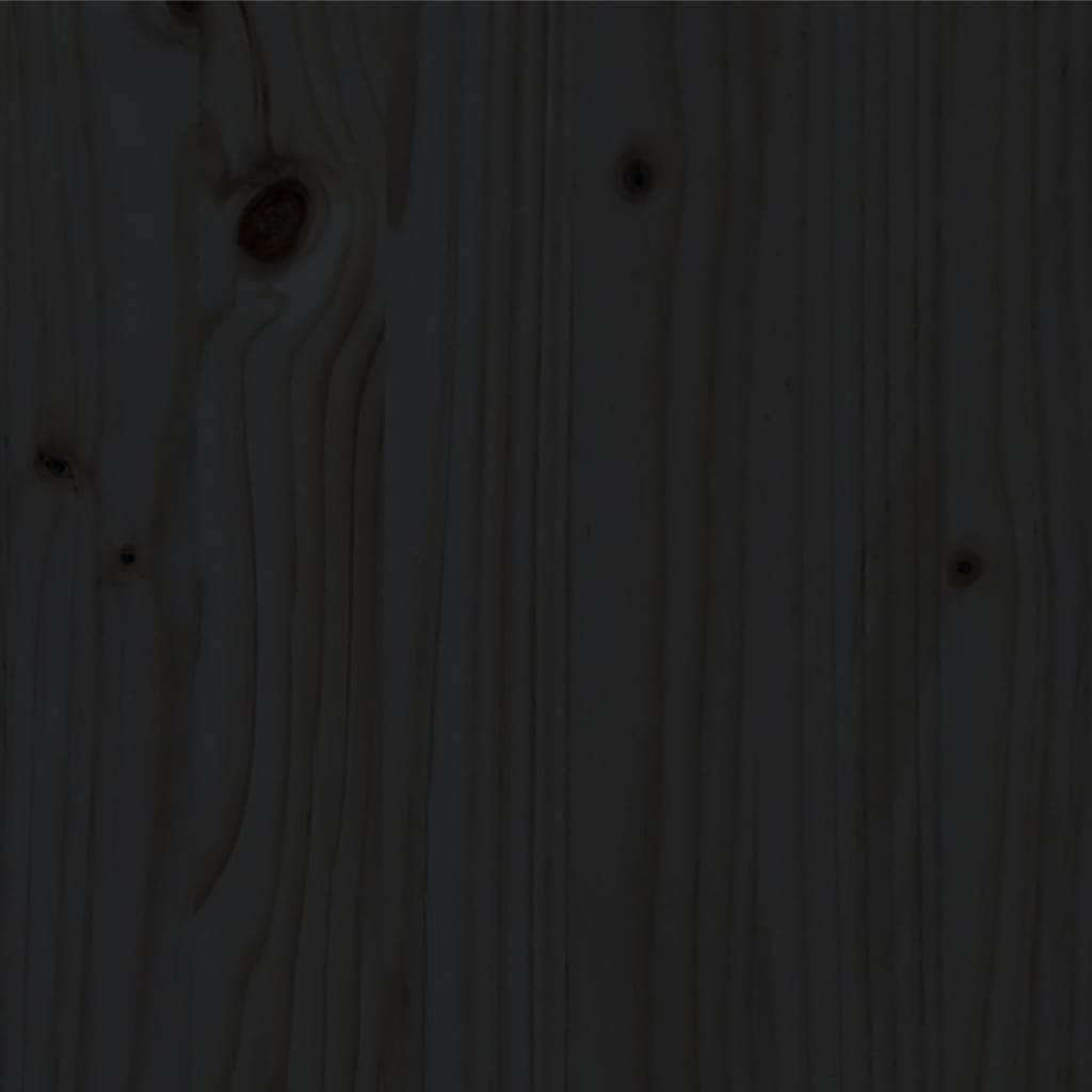 Sängynrunko täysi mänty 140x190 cm musta - Sisustajankoti.fi