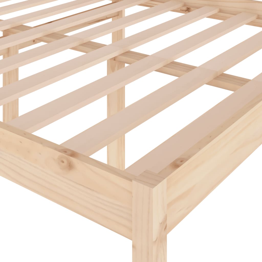 Sängynrunko täysi mänty 135x190 cm 4FT6 Double - Sisustajankoti.fi