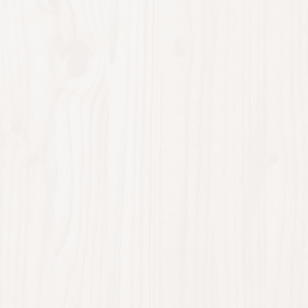 Sängynrunko valkoinen täysi puu 90x190 cm 3FT Single - Sisustajankoti.fi