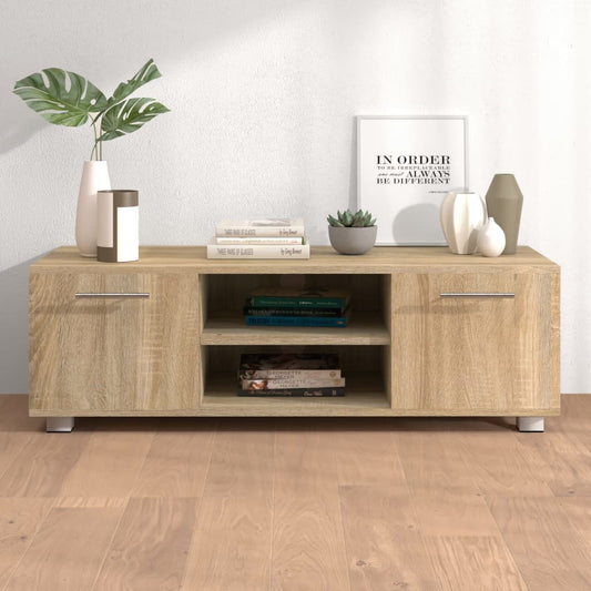 TV-taso Sonoma-tammi 110x40x35 cm tekninen puu - Sisustajankoti.fi