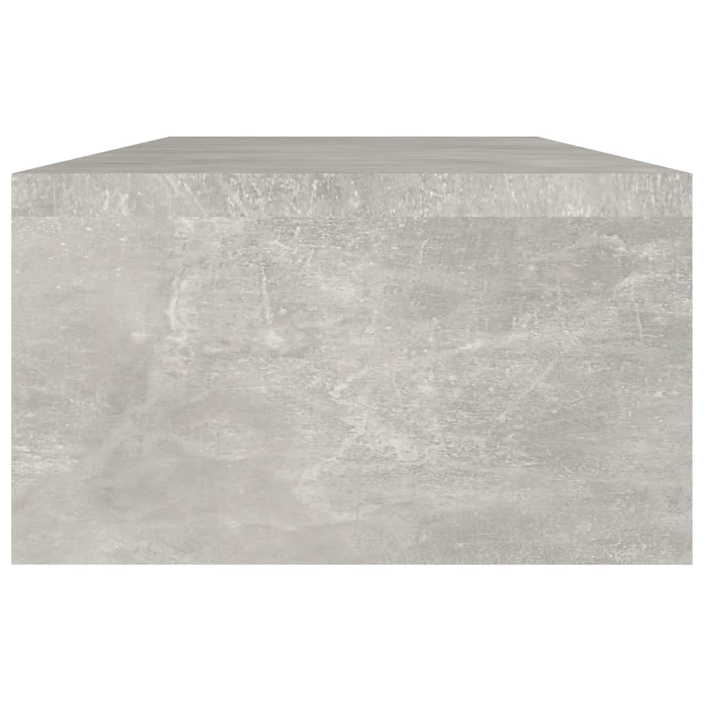 Näyttöteline betoninharmaa 60x23,5x12 cm tekninen puu - Sisustajankoti.fi