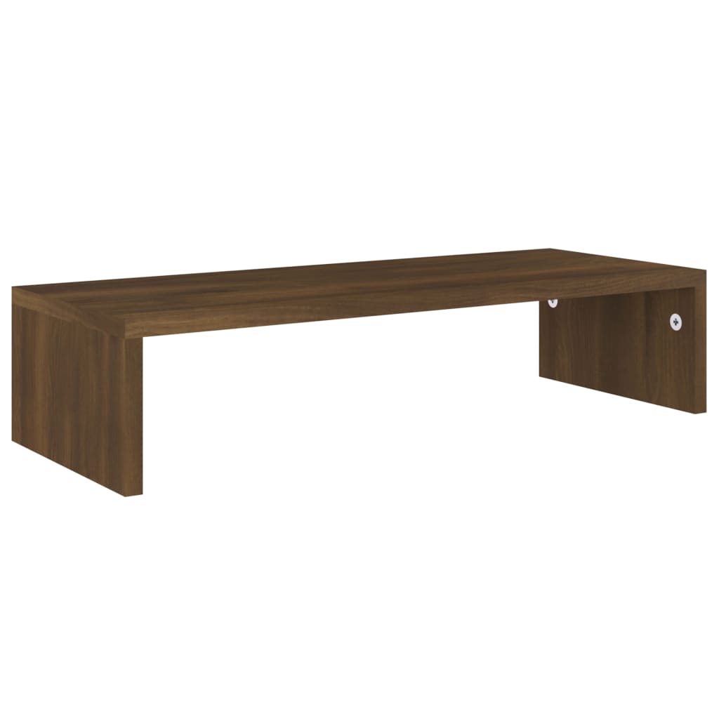 Näyttöteline ruskea tammi 60x23,5x12 cm tekninen puu - Sisustajankoti.fi