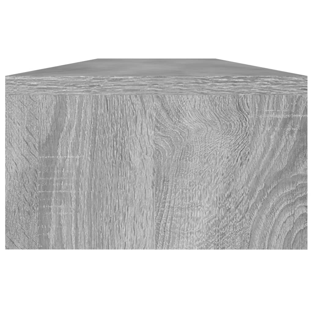 Näyttöteline harmaa Sonoma 110x23,5x9 cm tekninen puu - Sisustajankoti.fi