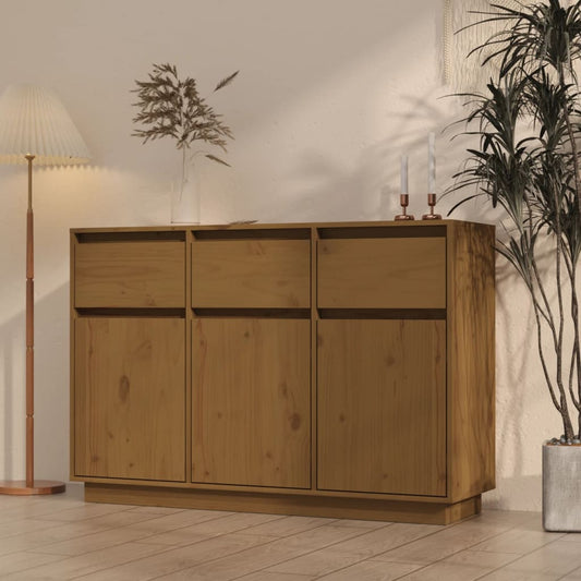 Senkki hunajanruskea 110x34x75 cm täysi mänty - Sisustajankoti.fi