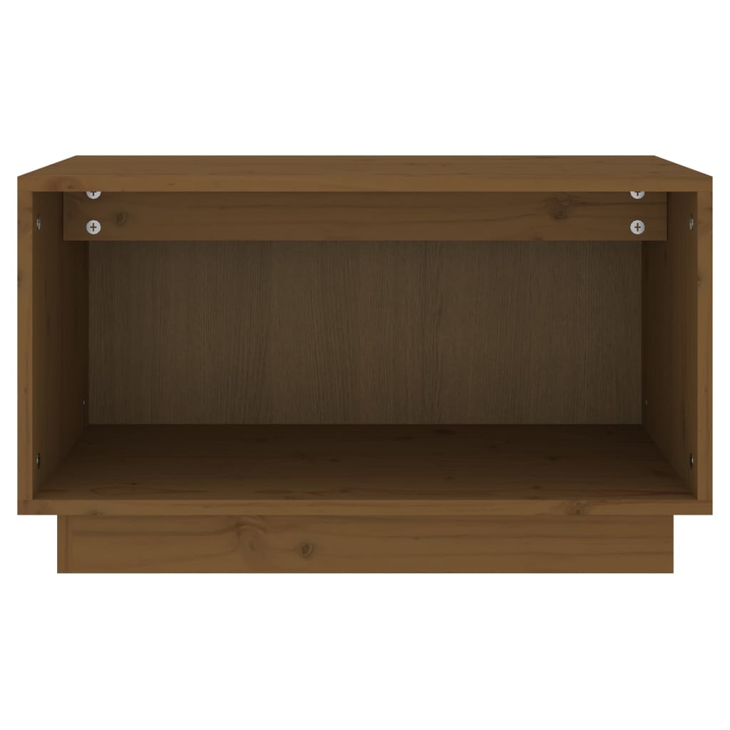 TV-taso hunajanruskea 60x35x35 cm täysi mänty - Sisustajankoti.fi