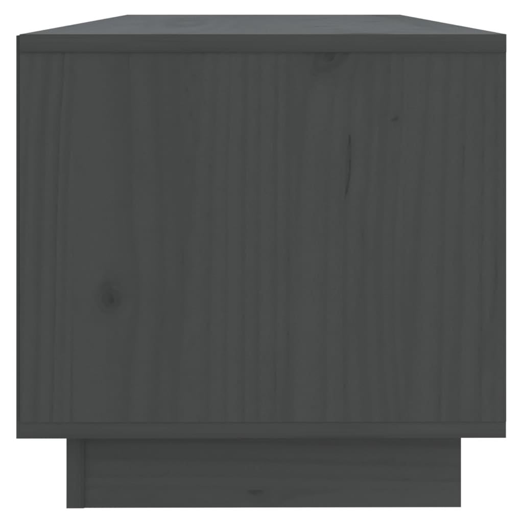 TV-taso harmaa 90x35x35 cm täysi mänty - Sisustajankoti.fi