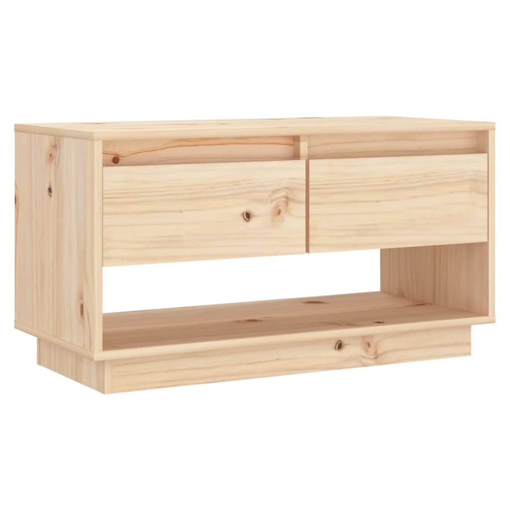 TV-taso 74x34x40 cm täysi mänty - Sisustajankoti.fi