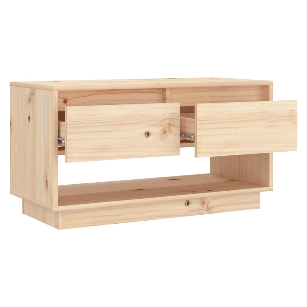 TV-taso 74x34x40 cm täysi mänty - Sisustajankoti.fi