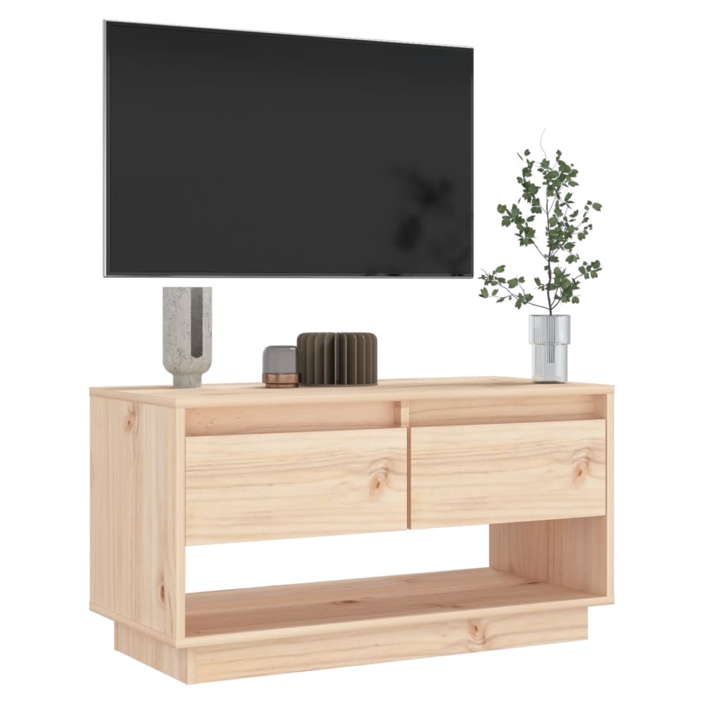 TV-taso 74x34x40 cm täysi mänty - Sisustajankoti.fi