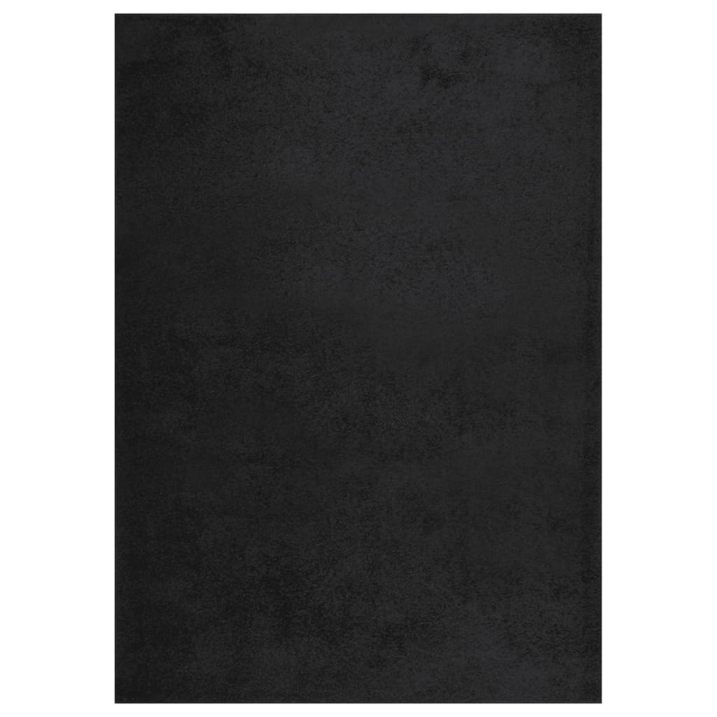 Pörrömatto korkeanukkainen musta 120x170 cm - Sisustajankoti.fi