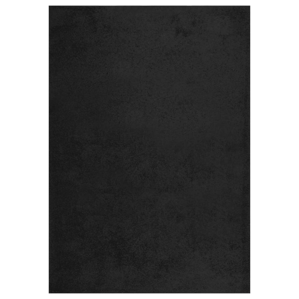 Pörrömatto korkeanukkainen musta 140x200 cm - Sisustajankoti.fi