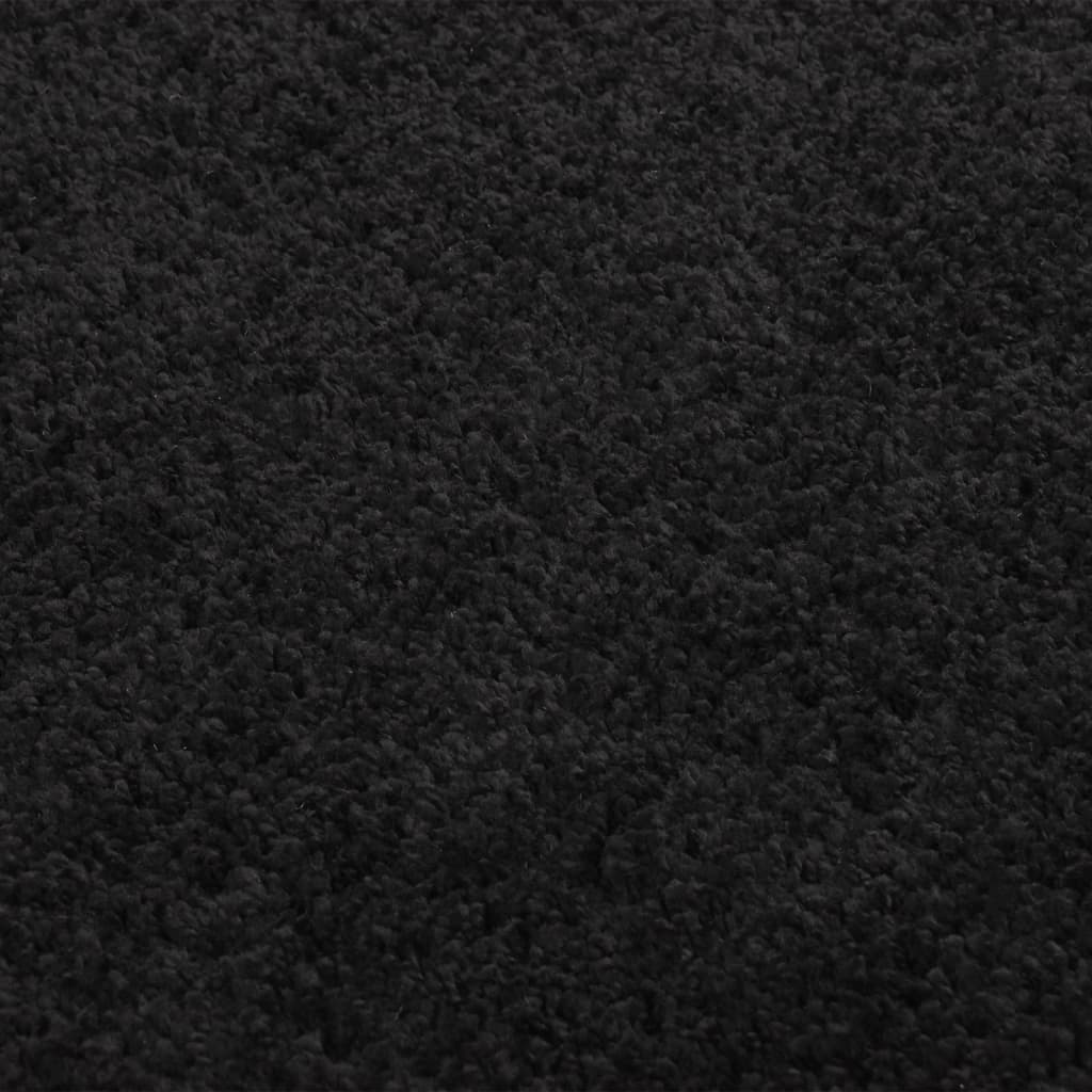 Pörrömatto korkeanukkainen musta 140x200 cm - Sisustajankoti.fi