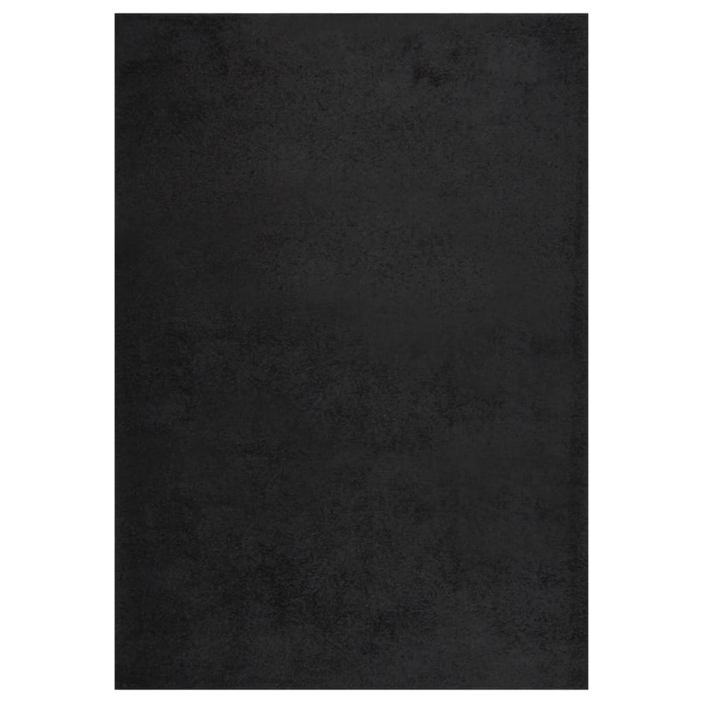 Pörrömatto korkeanukkainen musta 140x200 cm - Sisustajankoti.fi