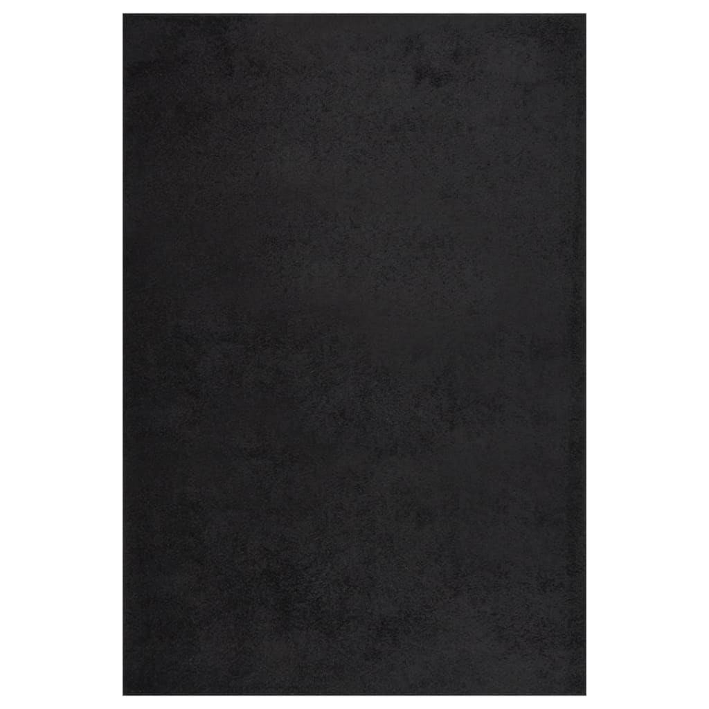 Pörrömatto korkeanukkainen musta 160x230 cm - Sisustajankoti.fi