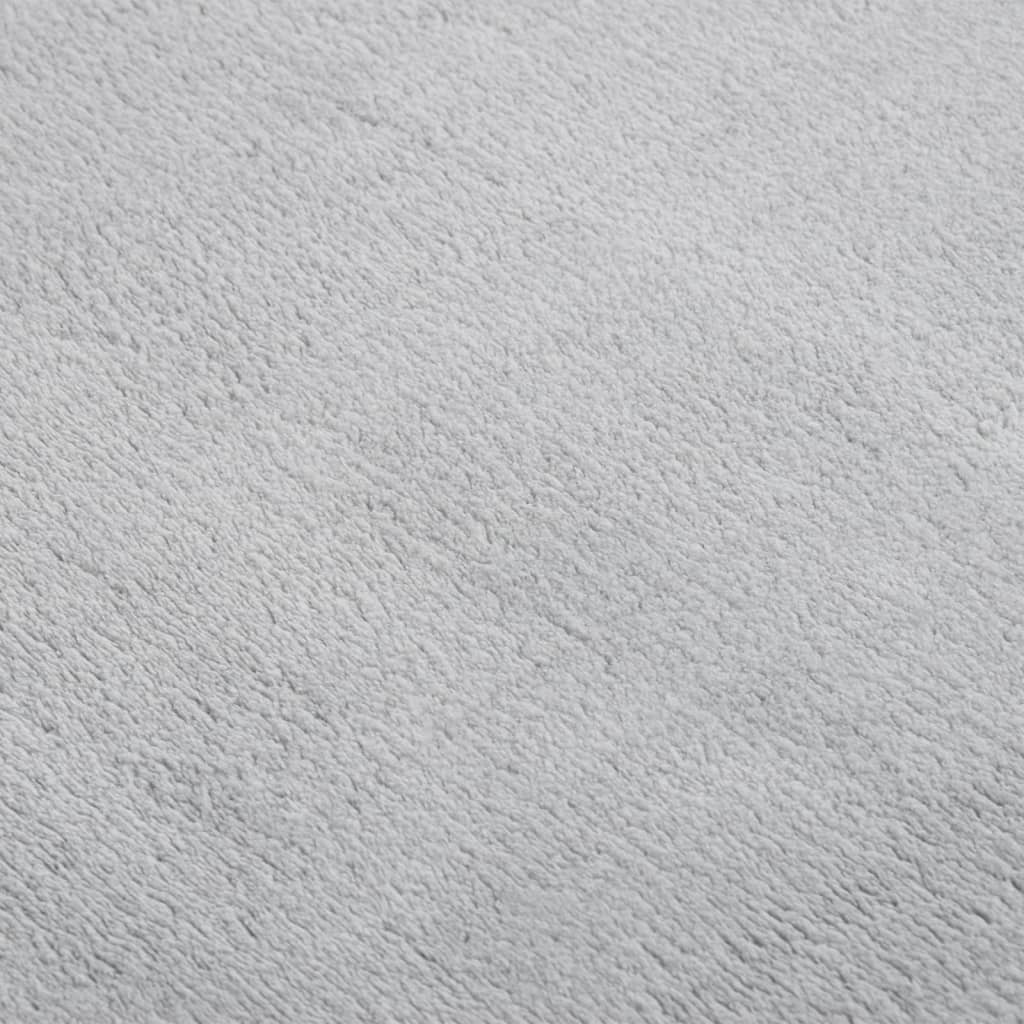Matto pestävä pehmeä pörröinen 80x150 cm liukumaton harmaa - Sisustajankoti.fi
