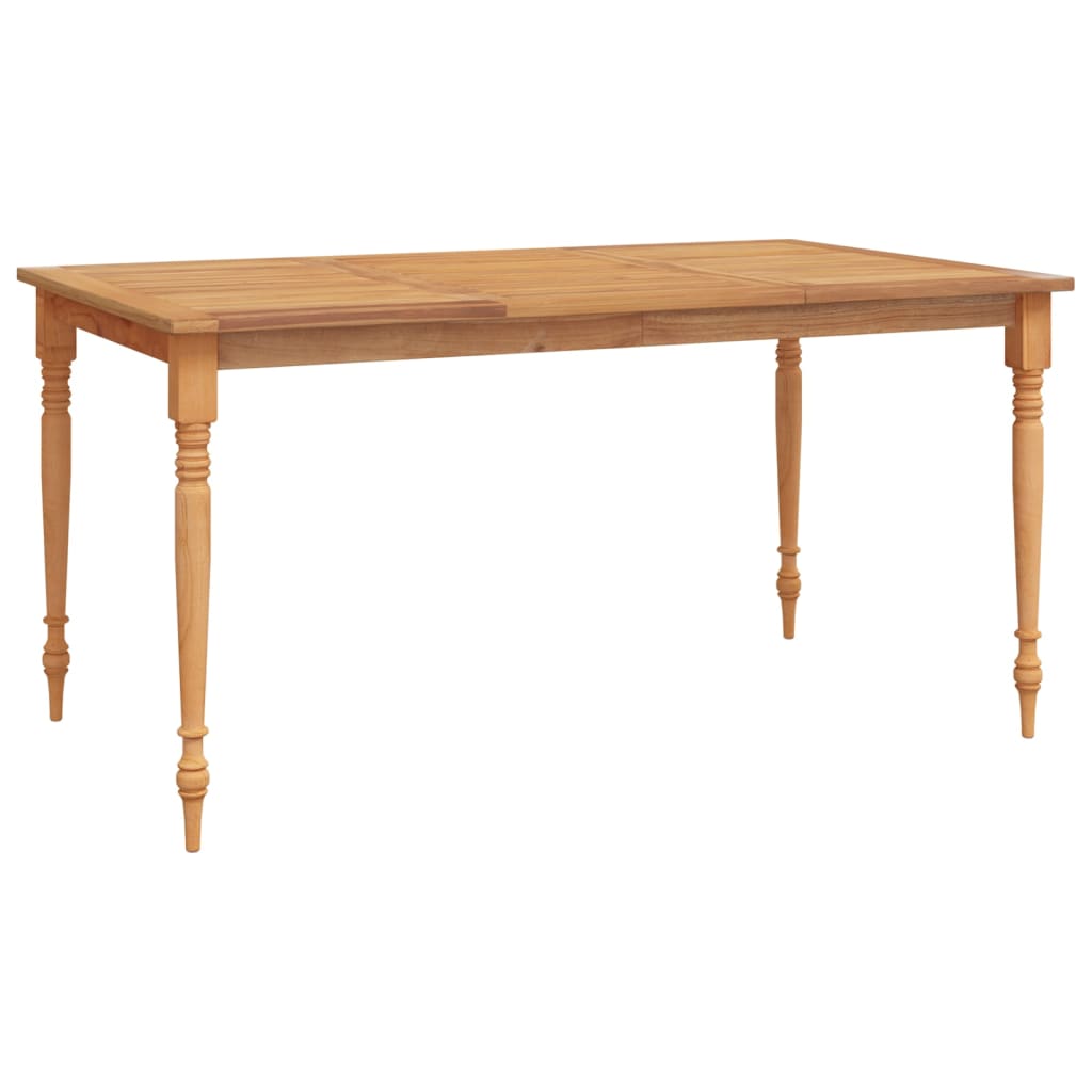 Batavia pöytä 150x90x75 cm täysi tiikki - Sisustajankoti.fi