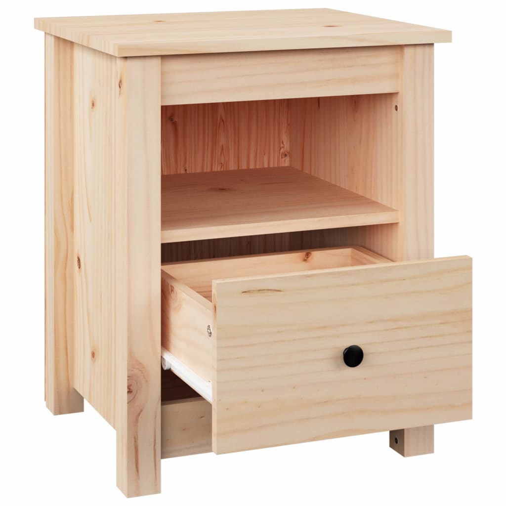 Yöpöydät 2 kpl 40x35x49 cm täysi mänty - Sisustajankoti.fi