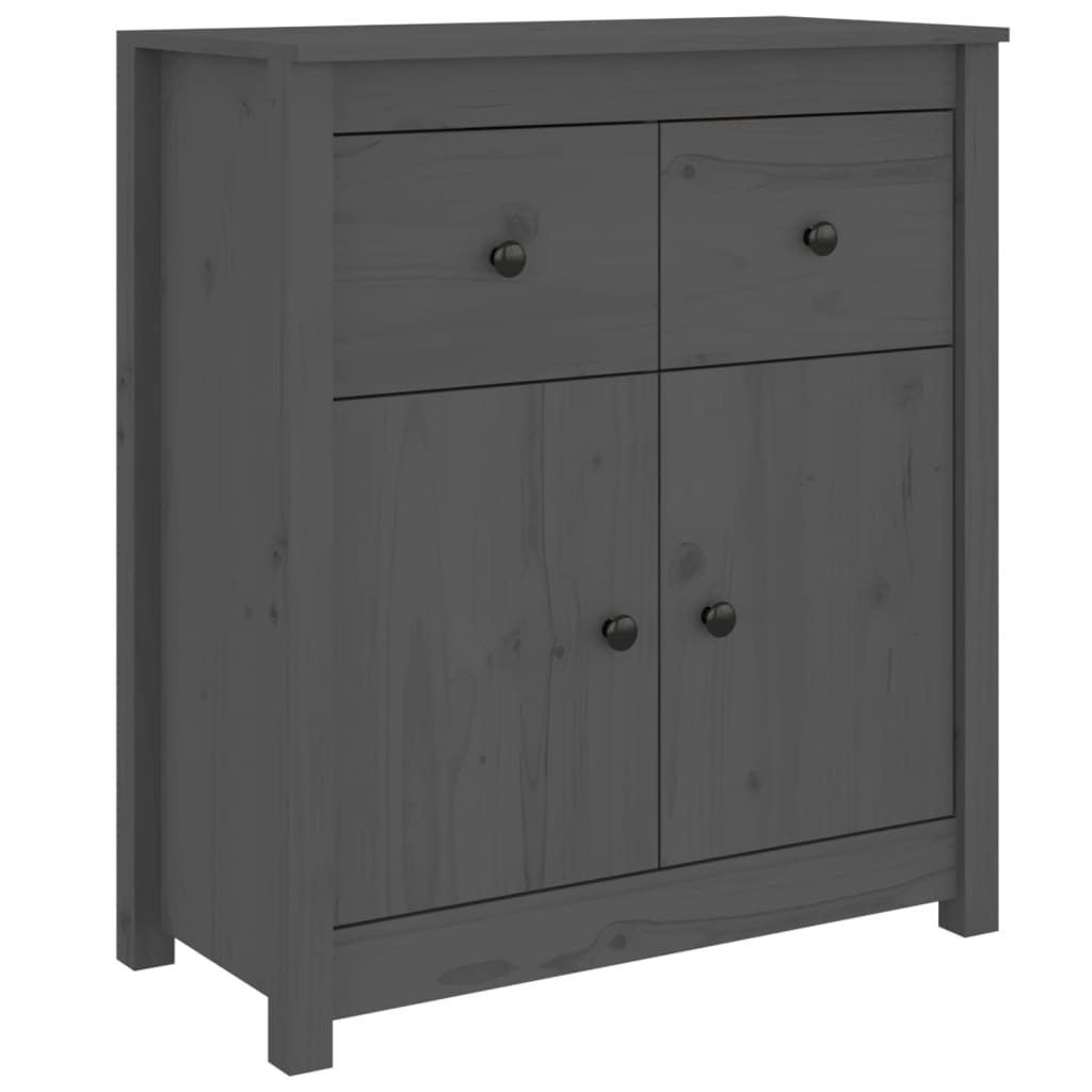 Senkki harmaa 70x35x80 cm täysi mänty - Sisustajankoti.fi