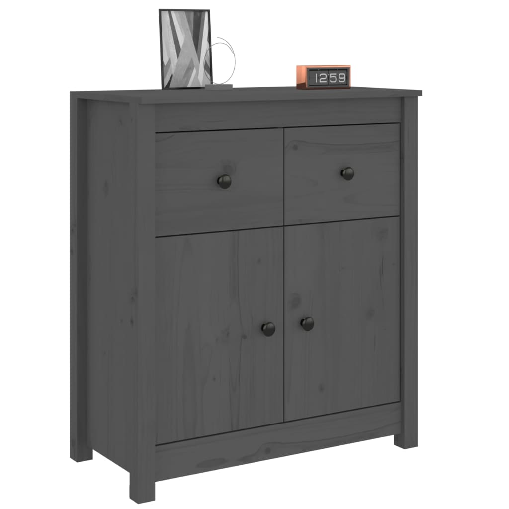 Senkki harmaa 70x35x80 cm täysi mänty - Sisustajankoti.fi