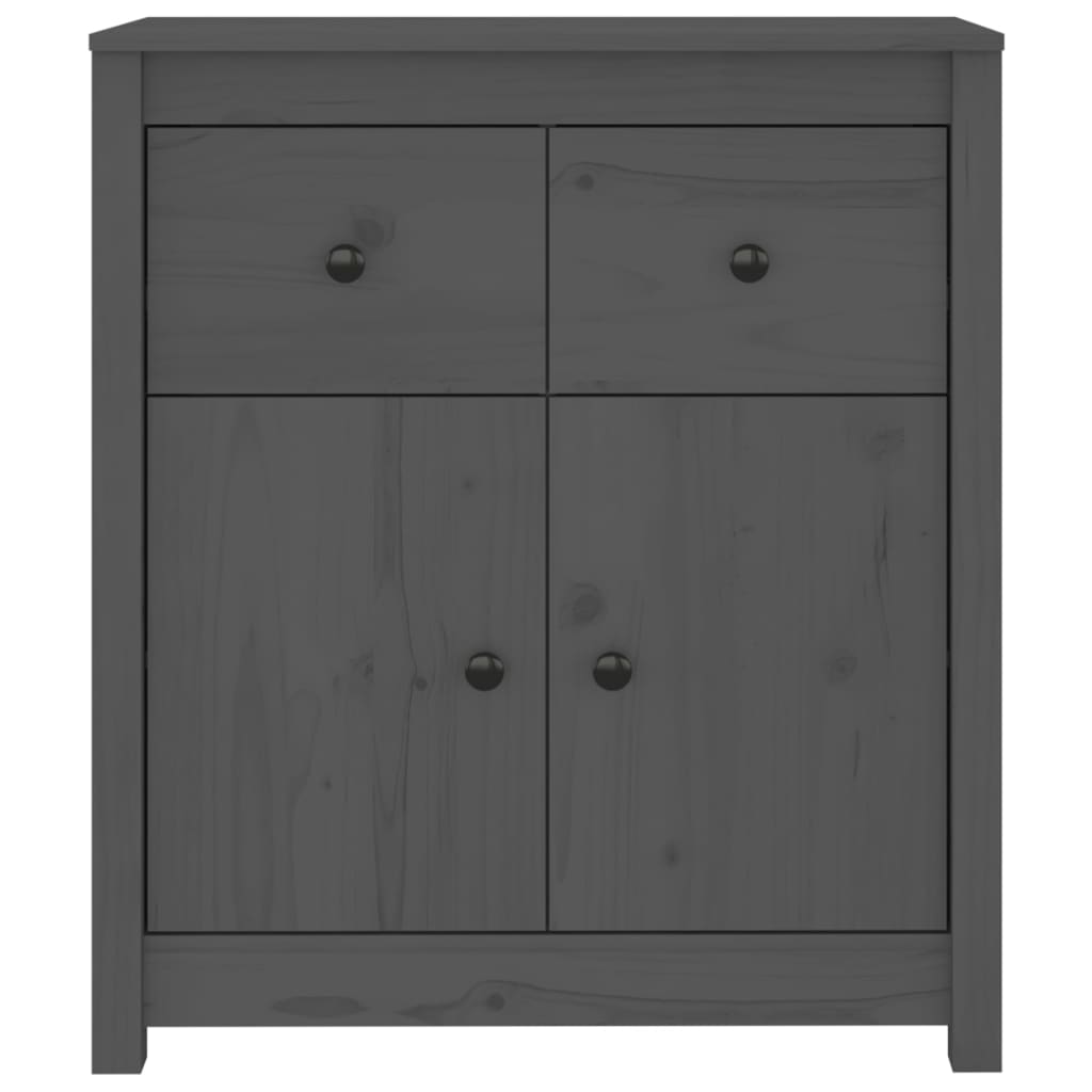 Senkki harmaa 70x35x80 cm täysi mänty - Sisustajankoti.fi
