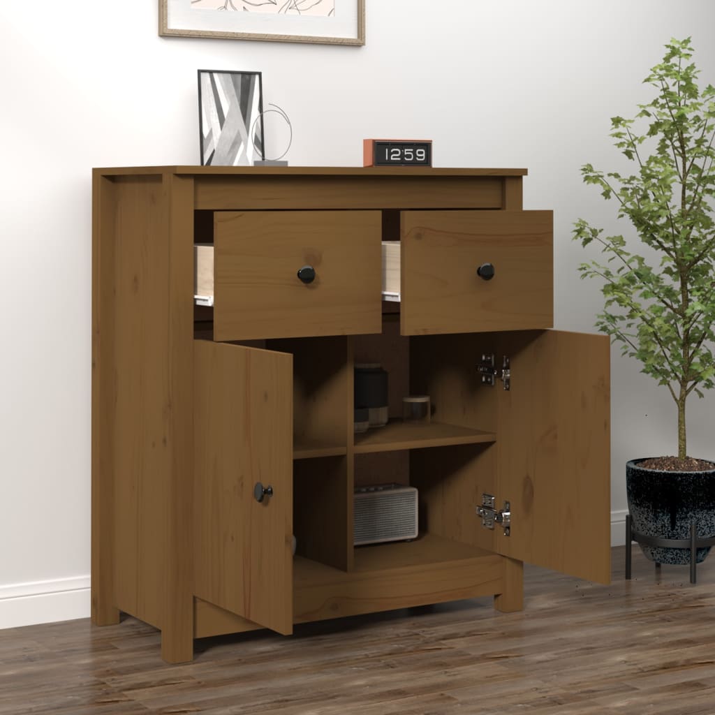 Senkki hunajanruskea 70x35x80 cm täysi mänty - Sisustajankoti.fi