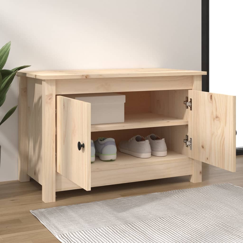 Kenkäkaappi 70x38x45,5 cm täysi mänty - Sisustajankoti.fi