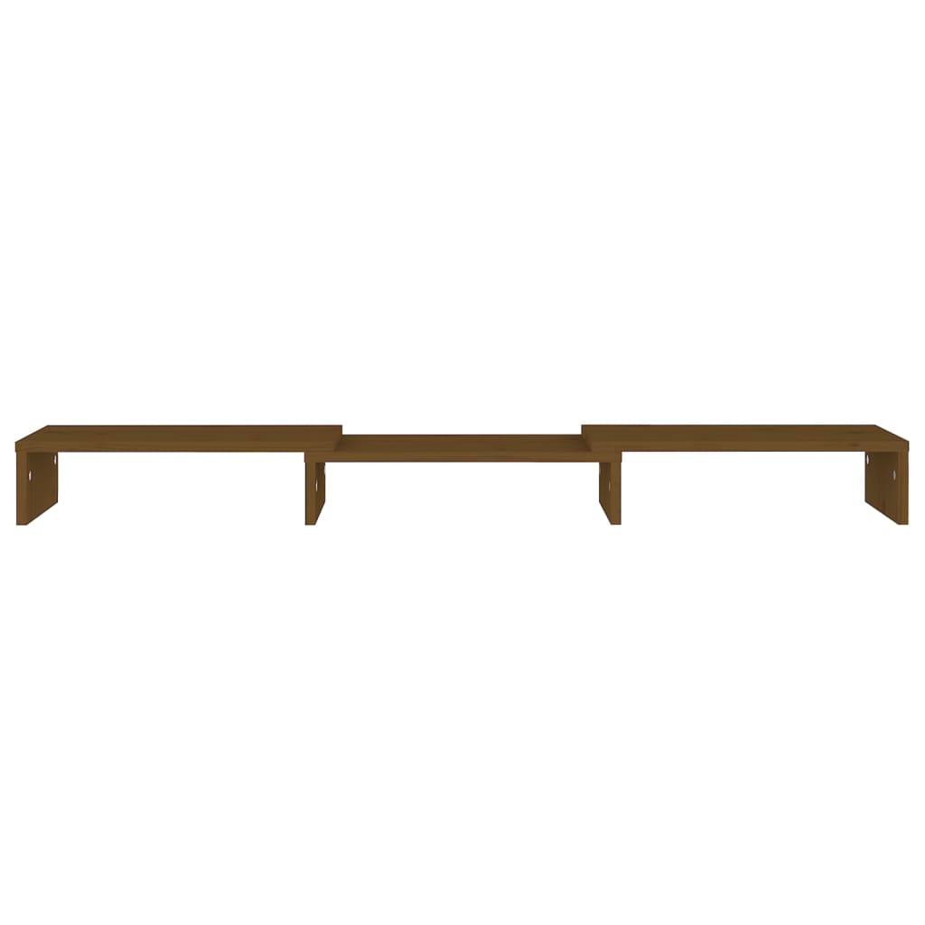 Näyttöteline hunajanruskea 80x24x10,5 cm täysi mänty - Sisustajankoti.fi