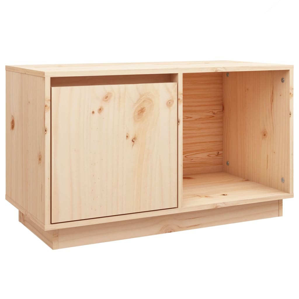 TV-taso 74x35x44 cm täysi mänty - Sisustajankoti.fi