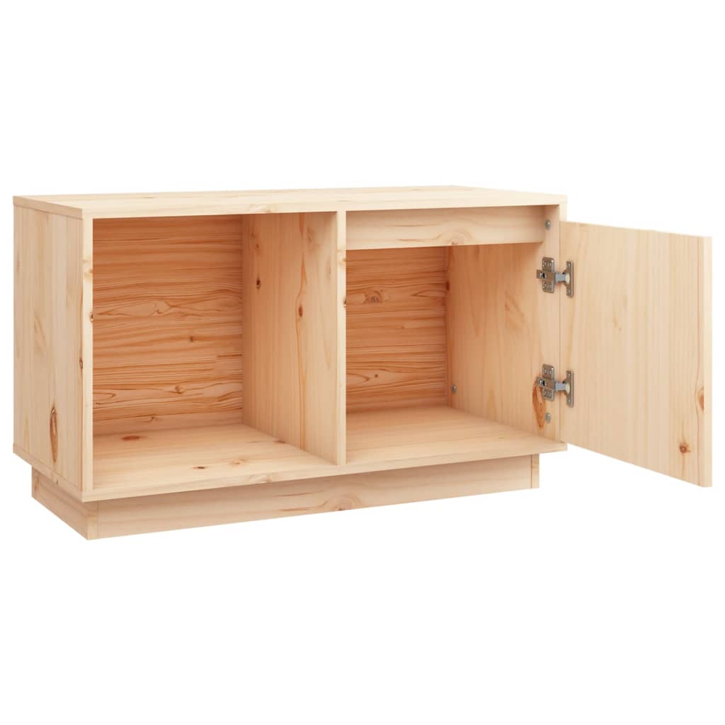 TV-taso 74x35x44 cm täysi mänty - Sisustajankoti.fi