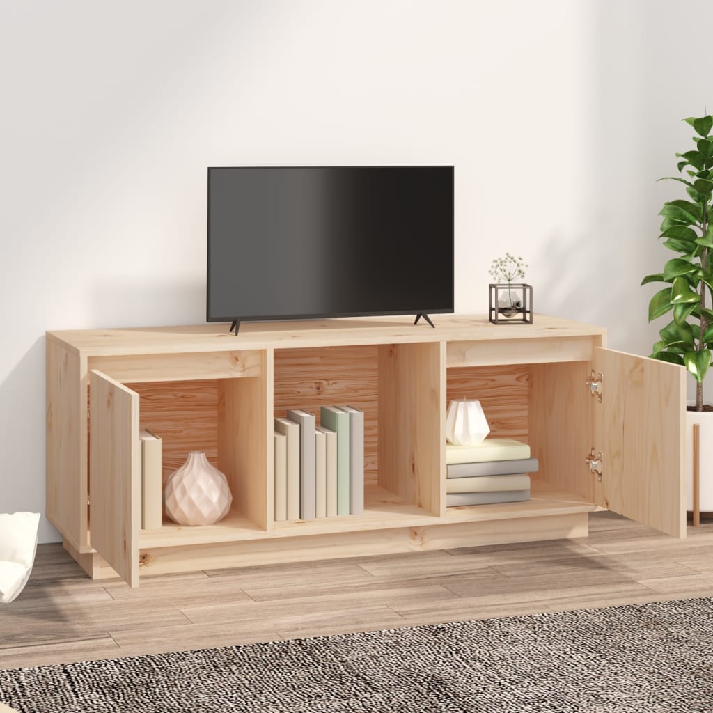 TV-taso 110,5x35x44 cm täysi mänty - Sisustajankoti.fi