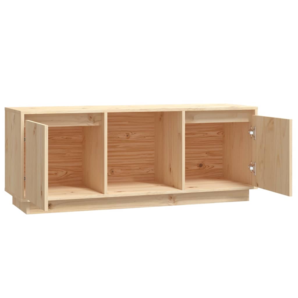 TV-taso 110,5x35x44 cm täysi mänty - Sisustajankoti.fi