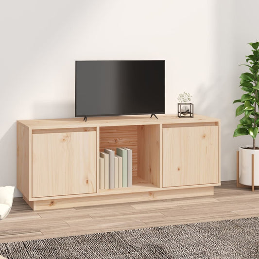 TV-taso 110,5x35x44 cm täysi mänty - Sisustajankoti.fi