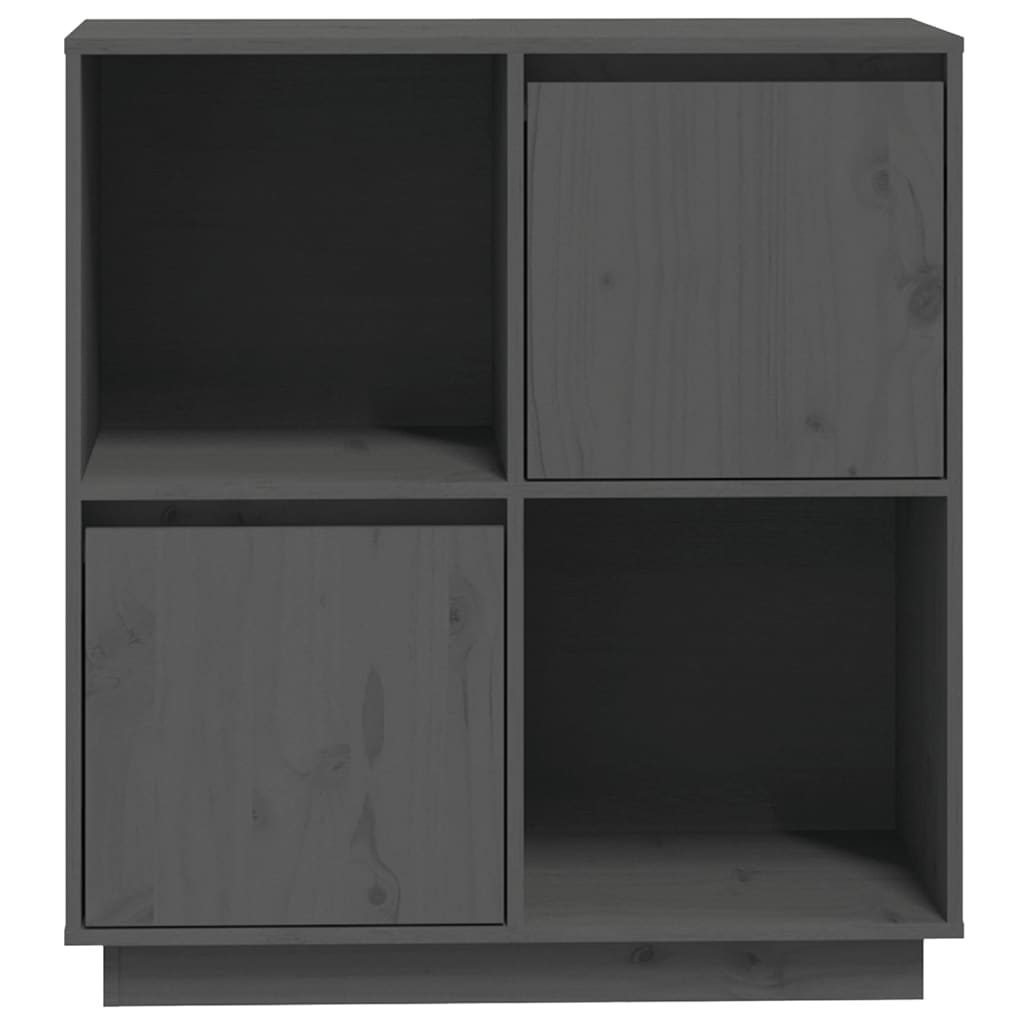 Senkki harmaa 74x35x80 cm täysi mänty - Sisustajankoti.fi
