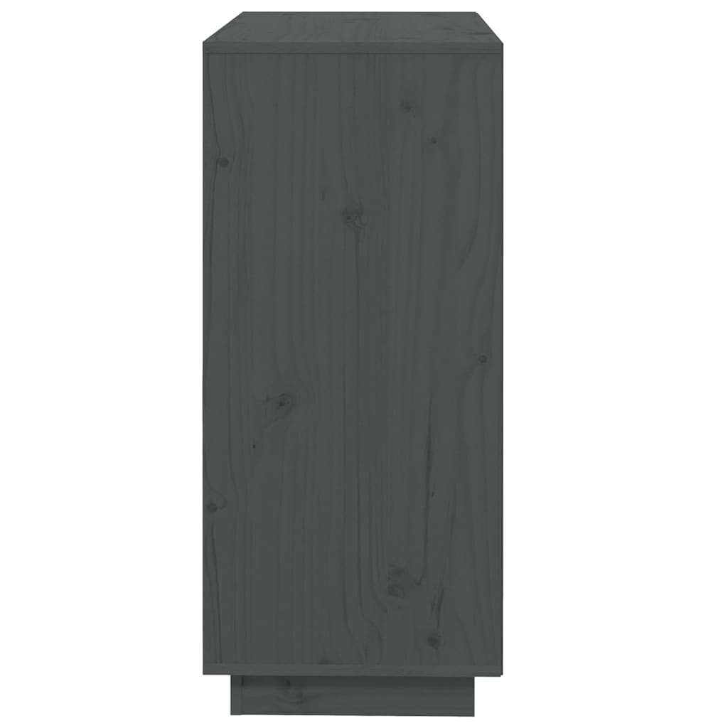 Senkki harmaa 74x35x80 cm täysi mänty - Sisustajankoti.fi