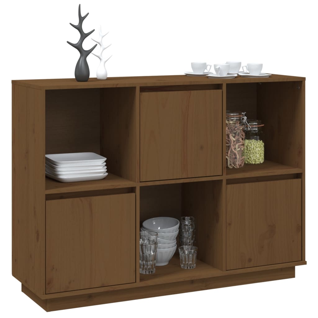 Senkki hunajanruskea 110,5x35x80 cm täysi mänty - Sisustajankoti.fi