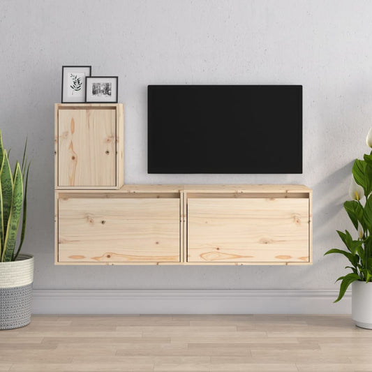 TV-tasot 3 kpl täysi mänty - Sisustajankoti.fi