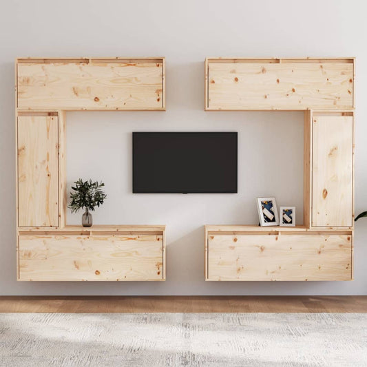 TV-tasot 6 kpl täysi mänty - Sisustajankoti.fi