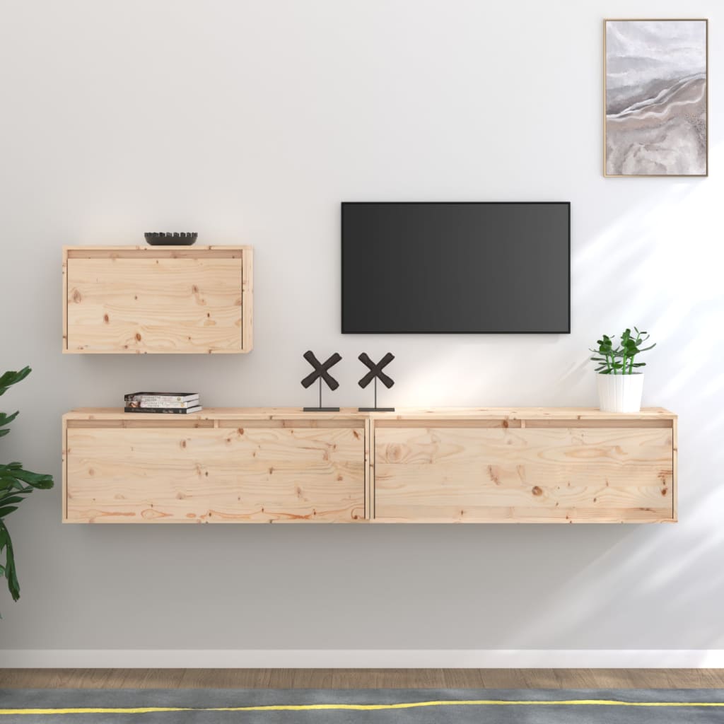 TV-tasot 3 kpl täysi mänty - Sisustajankoti.fi